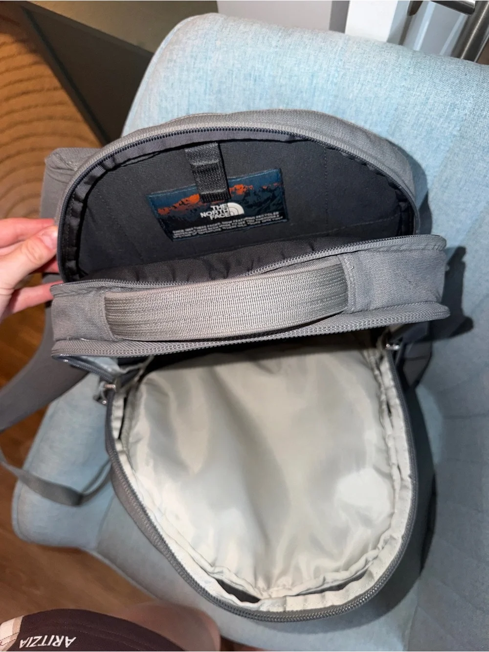 The North Face Borealis Backpack in Black with Gray Accents